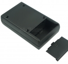 Handgehäuse  110 x 66 x 27mm mit Batteriefach; ABS; schwarz